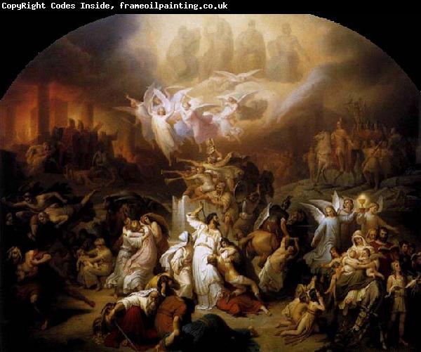 Wilhelm von Kaulbach : The Destruction of Jerusalem by Titus